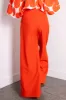 Flying Tomato Lipstick Wide Leg Pants sold by Lime Lush