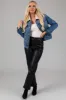 KanCan Medium Wash Long Sleeve Denim Jacket sold by Lime Lush