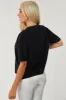 Charcoal Washed Oversized Rhinestone Studded Tee sold by Lime Lush
