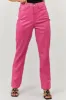 Judy Blue Pink Faux Leather Tummy Control Straight Pants sold by Lime Lush