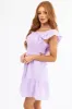 Light Iris Smocked Top Back Cut Out Mini Dress sold by Lime Lush