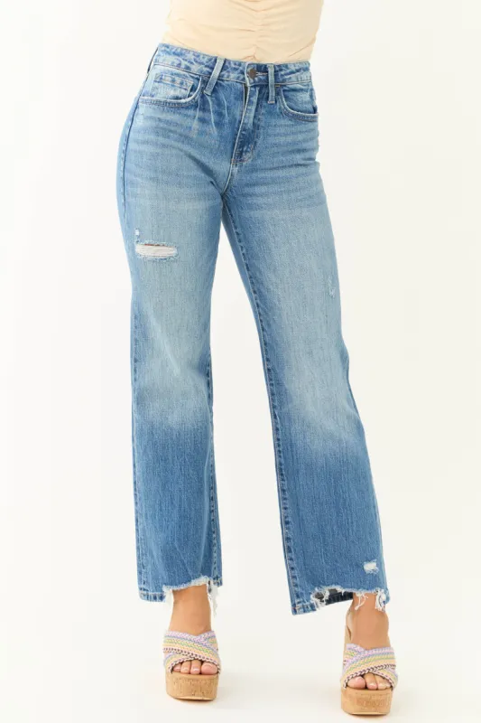 Vervet Medium Wash Dad Jeans sold by Lime Lush