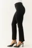 Vervet Black Slim Bootcut Raw Hem Jeans sold by Lime Lush