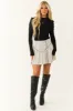 Black Puff Shoulder Long Sleeve Knit Top sold by Lime Lush