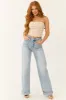 Desert Sand Faux Leather Western Corset Top sold by Lime Lush