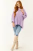 Lilac Oversized Chenille Cable Knit Sweater sold by Lime Lush