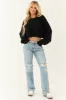 Judy Blue Light Wash Distressed 90's Straight Jeans sold by Lime Lush
