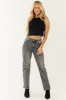 Judy Blue Stone Rhinestone Detail Straight Jeans sold by Lime Lush