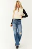 Ivory Sherpa Zip Up Mock Neck Vest sold by Lime Lush