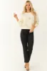 Cream Tinsel Champagne Graphic Knit Sweater sold by Lime Lush