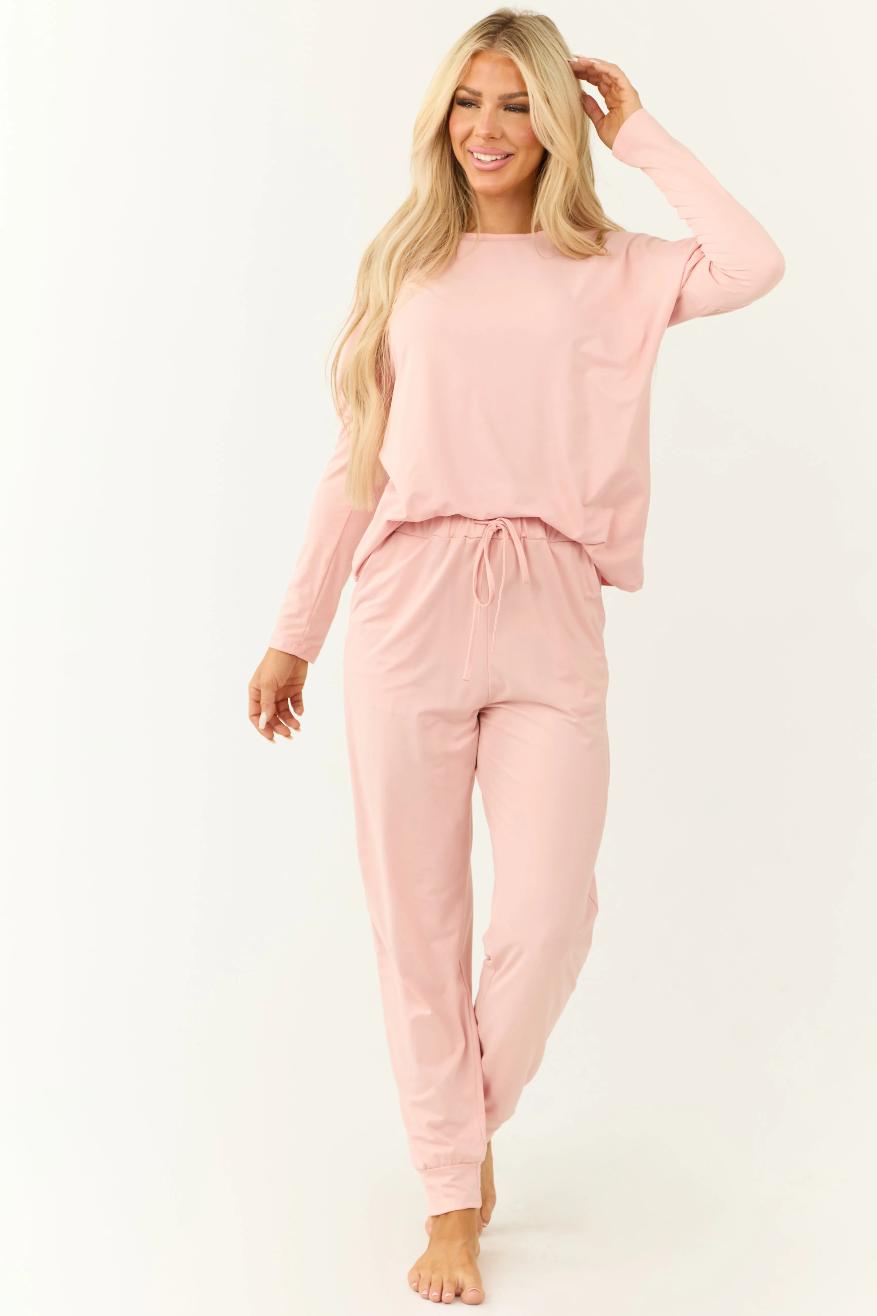 Cherry Blossom Long Sleeve Jogger Set sold by Lime Lush product image thumbnail 2