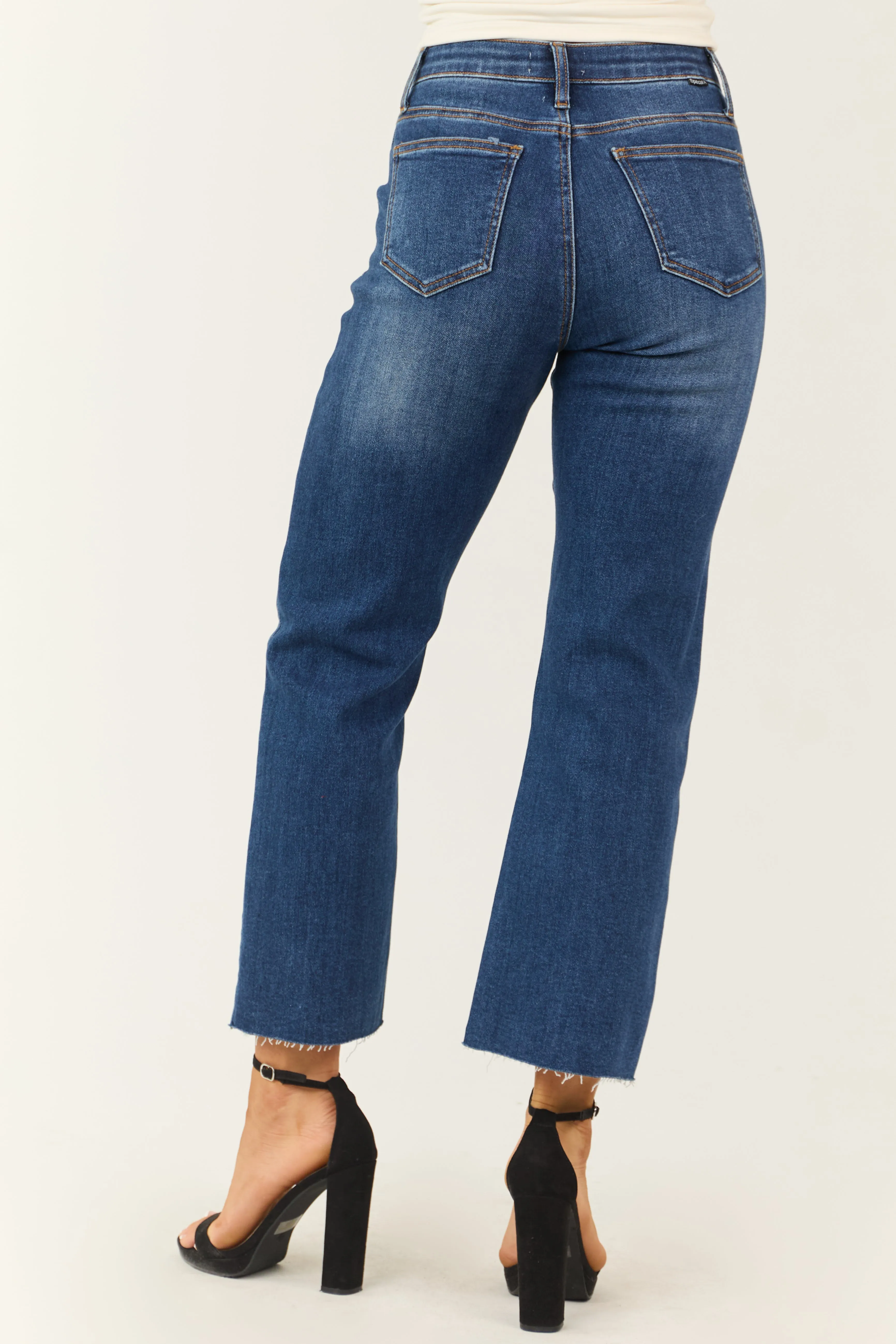 Special A Tummy Control Dark Wash Dad Jeans sold by Lime Lush product image thumbnail 4