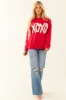 Crimson Chunky 'XOXO' Long Sleeve Sweatshirt sold by Lime Lush