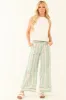 Mint and Almond Striped Wide Leg Pants sold by Lime Lush