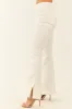 Judy Blue Ivory Stretchy Slit Flare Jeans sold by Lime Lush