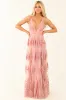 Cherry Blossom Floral Burnout Mesh Maxi Dress sold by Lime Lush
