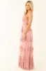 Cherry Blossom Floral Burnout Mesh Maxi Dress sold by Lime Lush