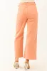 Risen Melon Tummy Control Stretchy Wide Leg Jeans sold by Lime Lush
