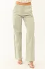 Risen Sage Tummy Control Baggy Wide Stretchy Jeans sold by Lime Lush