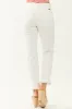 KanCan White High Rise Straight Leg Cropped Jeans sold by Lime Lush