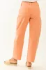 Risen Melon High Rise Cuffed Stretchy Barrel Jeans sold by Lime Lush