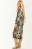 POL Cream and Black Crochet Open Duster Cardigan sold by Lime Lush