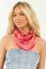 Ruby Paisley Multi Print Satin Bandana sold by Lime Lush