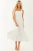 Off White Eyelet Lace Sleeveless Maxi Dress sold by Lime Lush