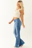 KanCan Medium Wash Stretchy Flare Leg Jeans sold by Lime Lush