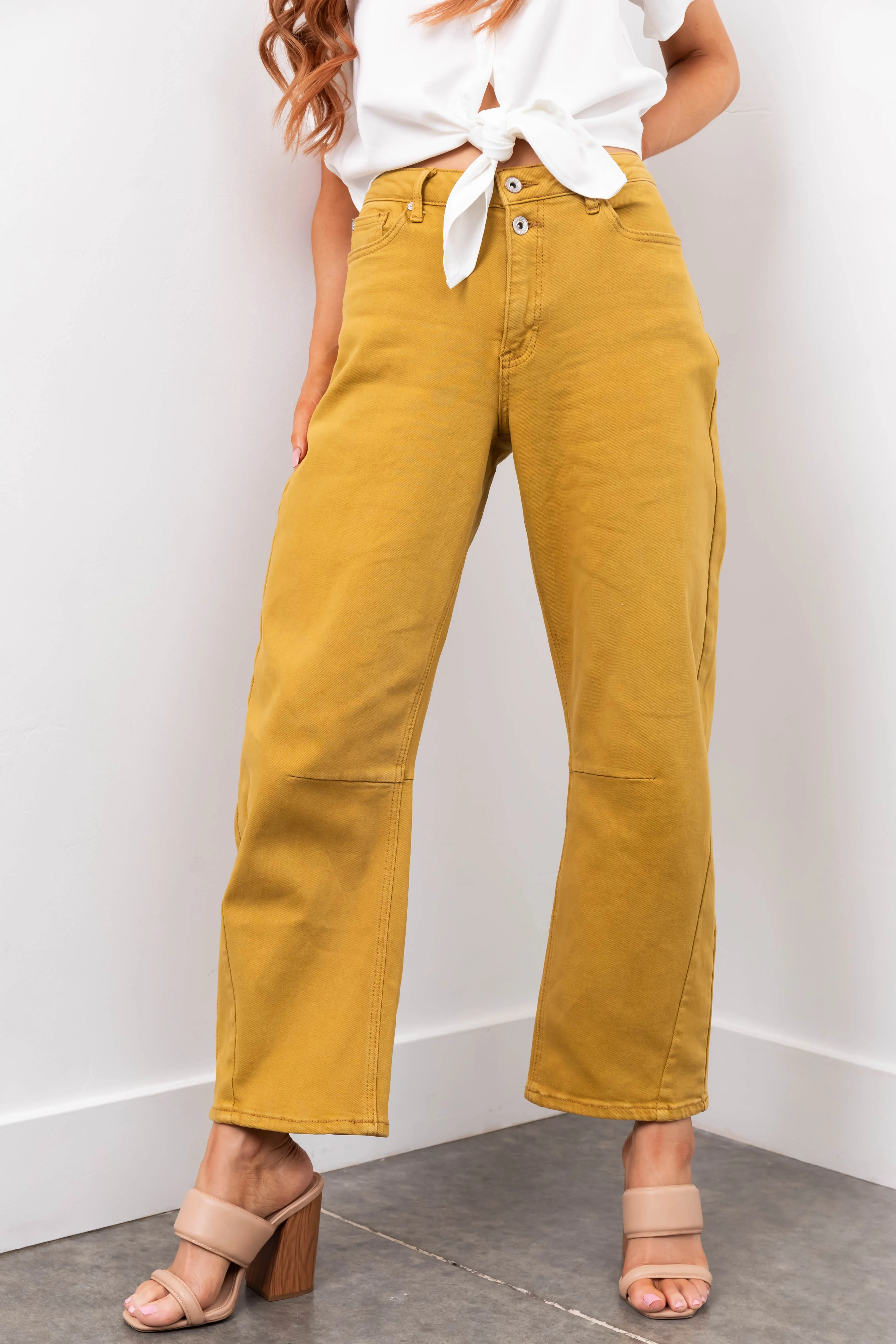 Special A Desert Wide Leg Barrel Jeans sold by Lime Lush product image thumbnail 3