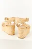 Vibrant Sand Espadrille Raffia Platform Wedges sold by Lime Lush