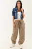 Risen Dark Wash Short Puff Sleeve Cropped Denim Jacket sold by Lime Lush