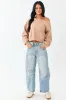 Cello Faded Light Wash Ankle Length Barrel Jeans sold by Lime Lush