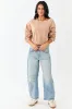 Cello Faded Light Wash Ankle Length Barrel Jeans sold by Lime Lush