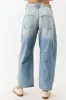 Cello Faded Light Wash Ankle Length Barrel Jeans sold by Lime Lush