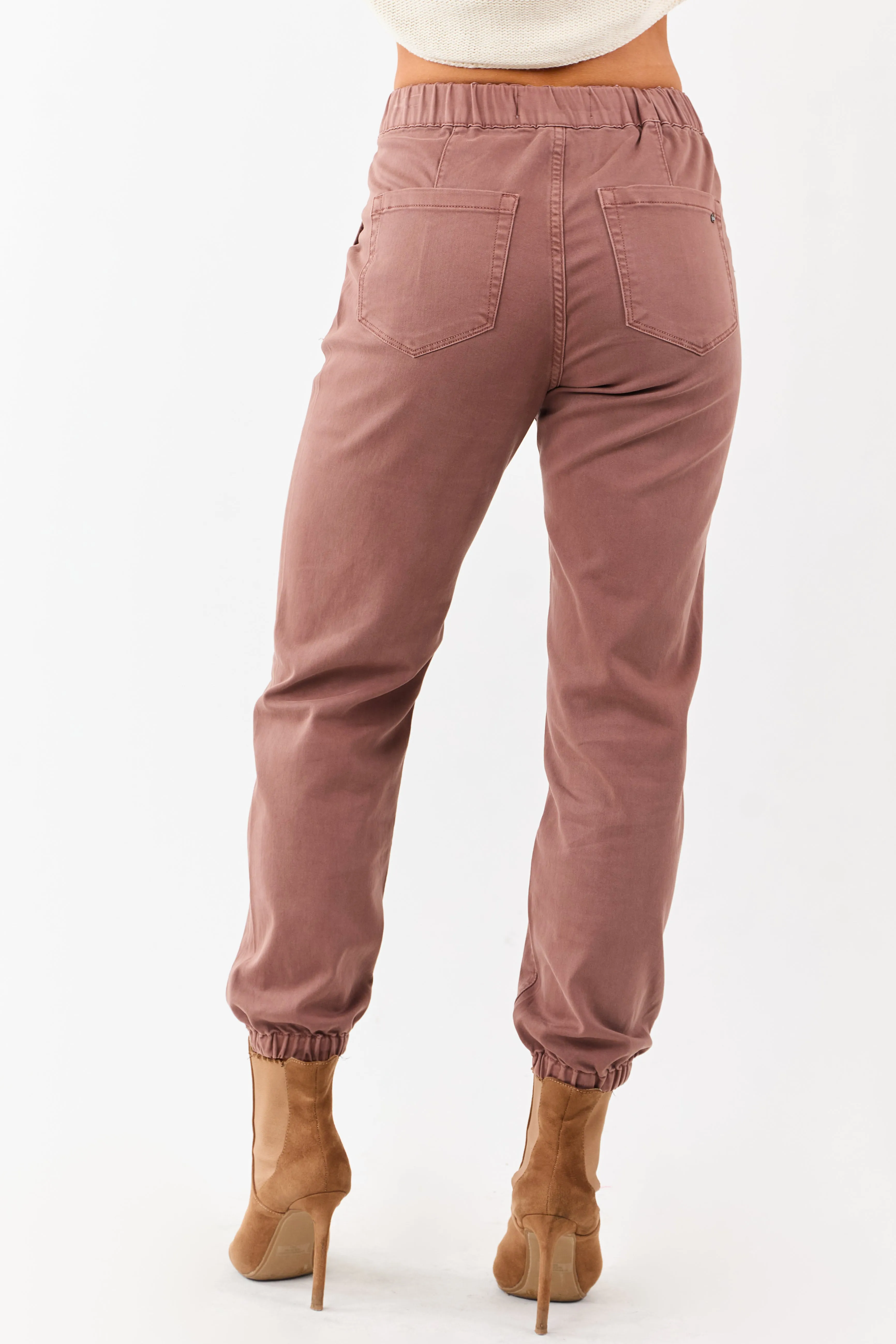 Mica Denim Sienna Cropped Jogger Jeans sold by Lime Lush product image thumbnail 4