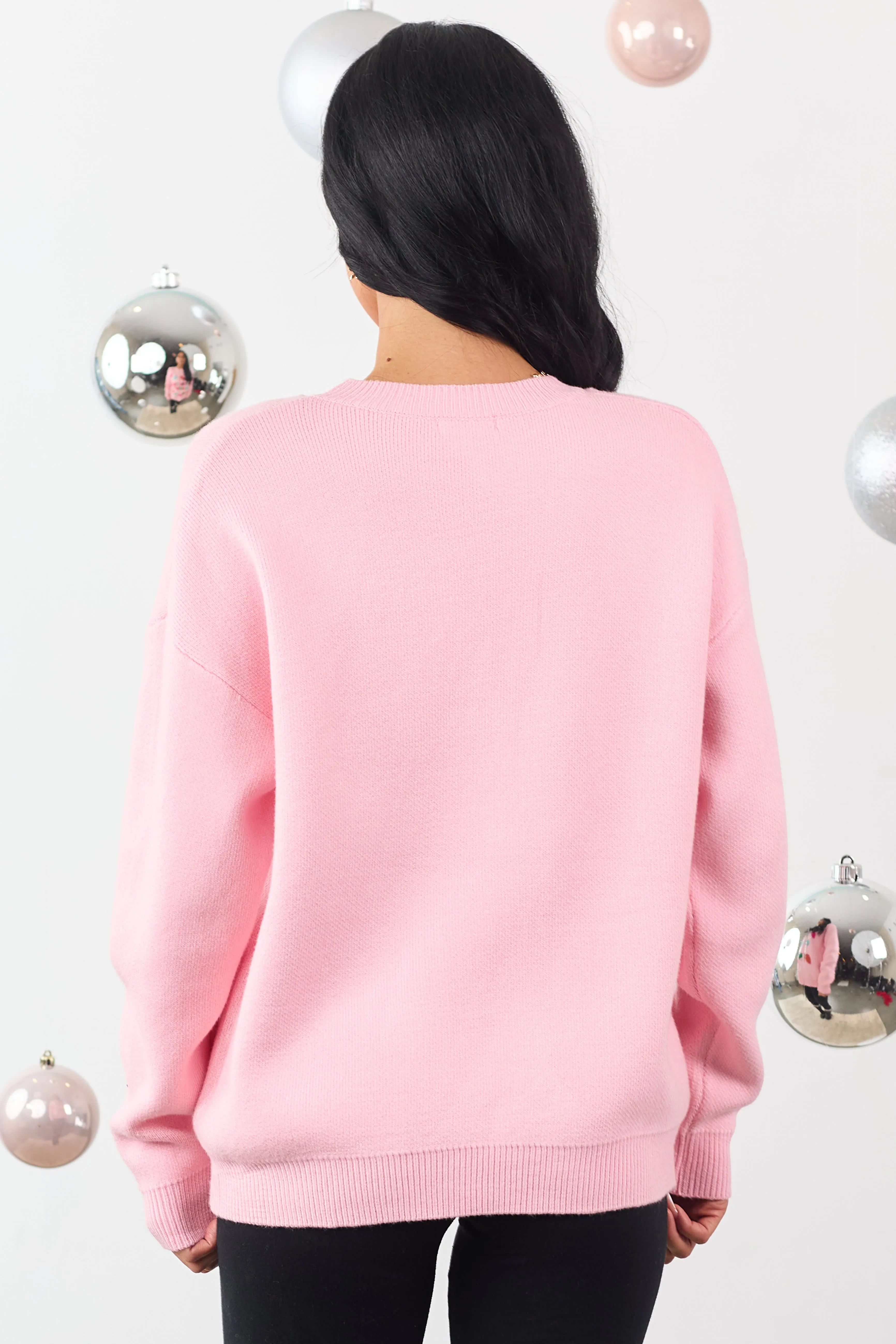 Carnation 'Deck the Halls' Holiday Graphic Sweater sold by Lime Lush product image thumbnail 5
