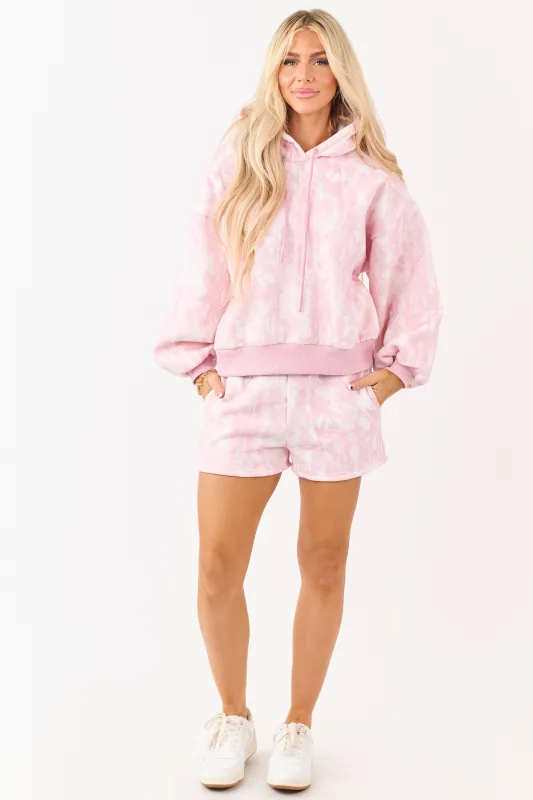 Carnation Woodland Camo Hoodie and Shorts Set sold by Lime Lush