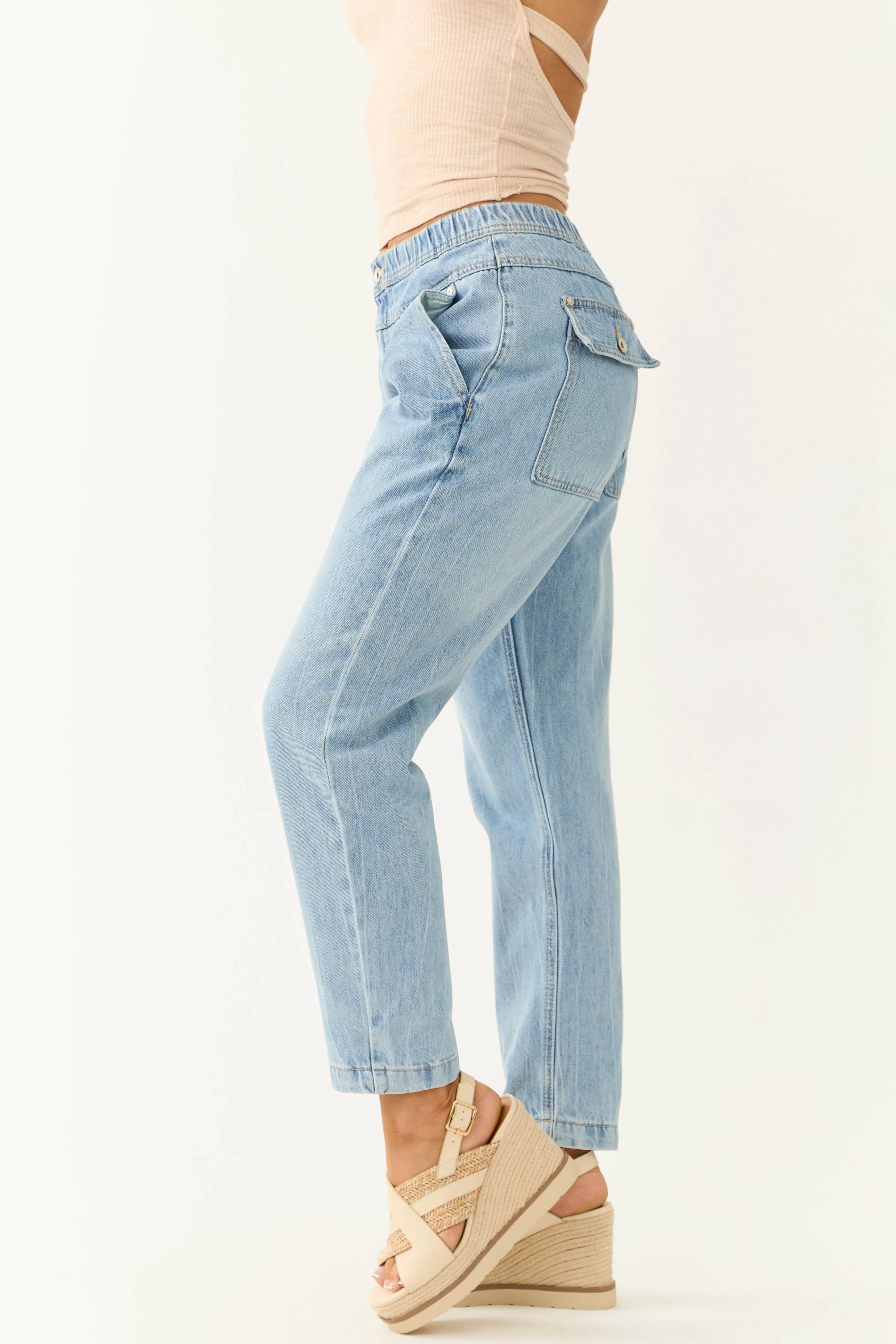 Special A Medium Wash Trouser Jean sold by Lime Lush product image thumbnail 5