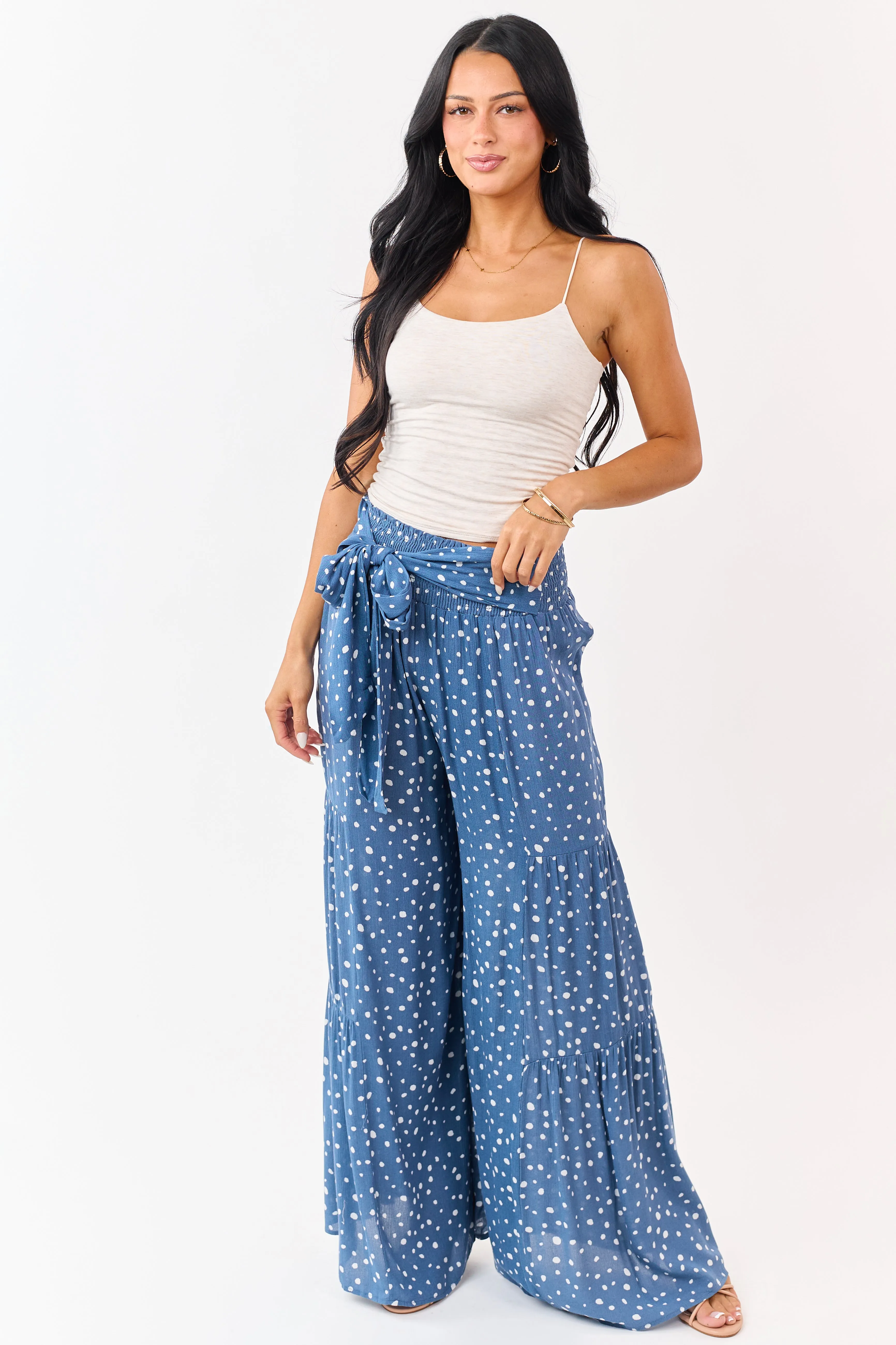 Heathered Almond Double Layer Knit Cami Top sold by Lime Lush product image thumbnail 2