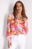 Flying Tomato Magenta Button Down Top sold by Lime Lush