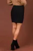 Black Super Stretchy Fitted Mini Skirt sold by Lime Lush