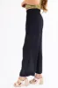 Black Wide Leg Textured Woven Pants sold by Lime Lush