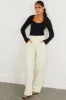 HYFVE Cream High Waisted Cargo Jeans sold by Lime Lush