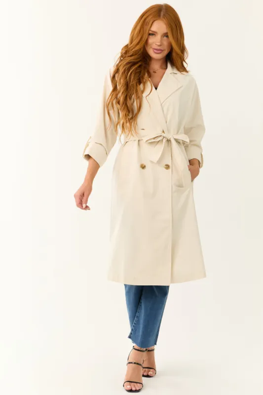 Ronco Max Mara Coated Linen Trench parade parade | Parallel