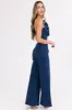 Flying Tomato Denim One Shoulder Jumpsuit sold by Lime Lush