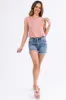 Dusty Blush Cap Sleeve Knit Cropped Top sold by Lime Lush