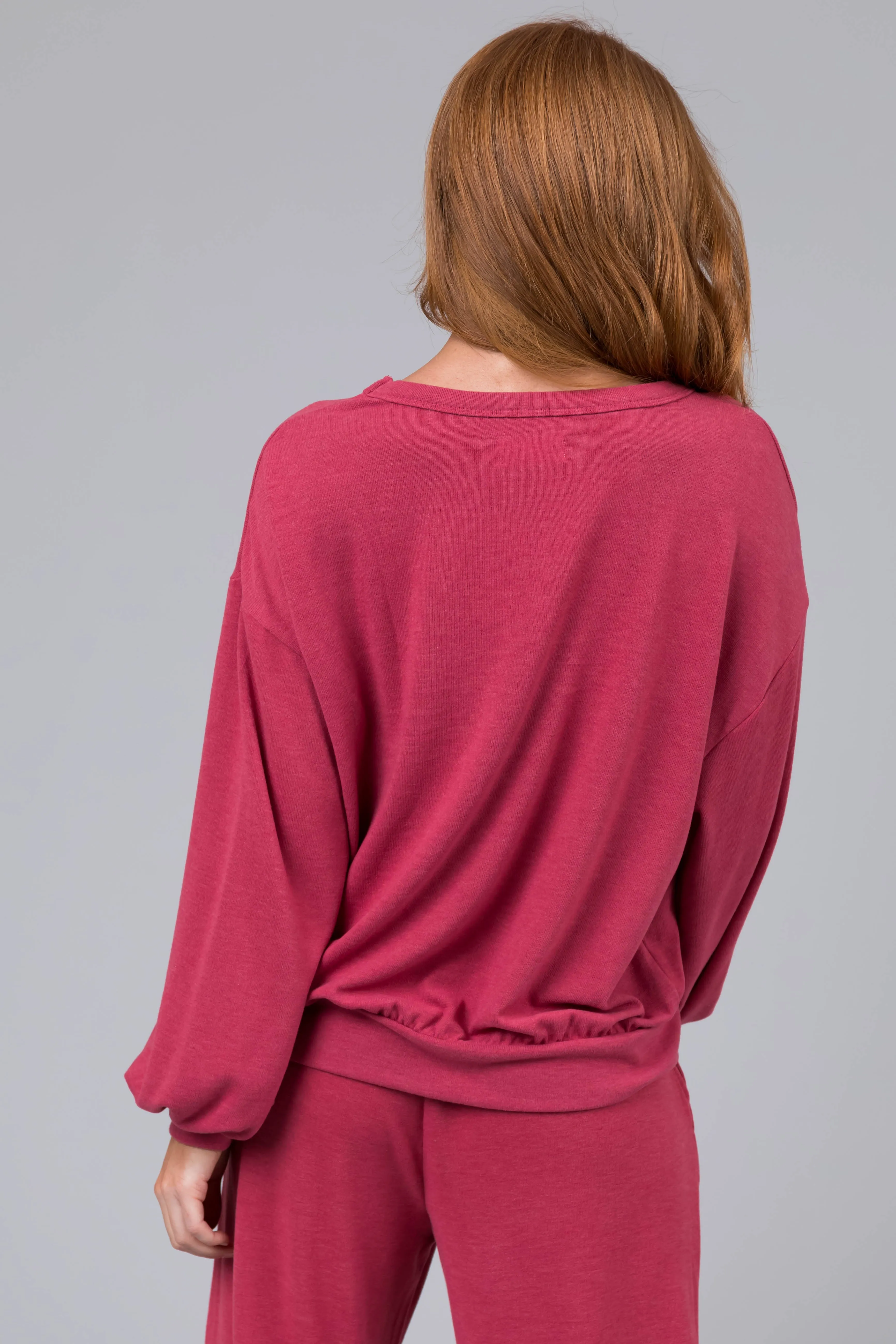 Muted Watermelon Soft Button Up Cardigan sold by Lime Lush product image thumbnail 5