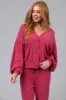 Muted Watermelon Soft Button Up Cardigan sold by Lime Lush