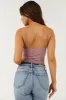 Dusty Rose Spaghetti Strap Scoop Neck Bodysuit sold by Lime Lush